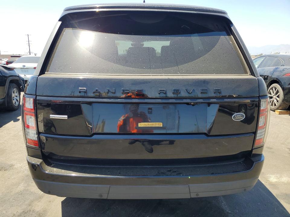 2017 Land rover RANGE ROVER VIN SALGS2FE4HA349068 COPART salvage auction — FRONT END, Ca - Salvage Certificate, sold $11,500 on 2026-07-20 (photo 6)