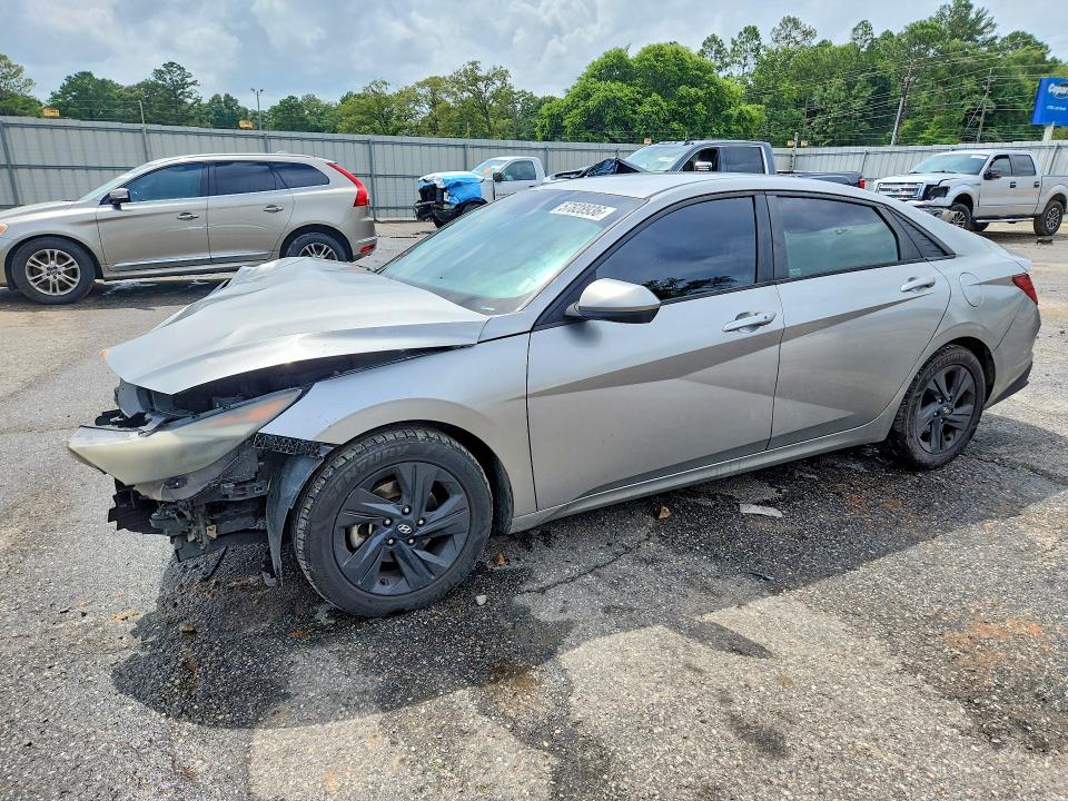 2021 Hyundai Elantra VIN 5NPLM4AG0MH010735 COPART salvage auction — FRONT END, FL - CERTIFICATE OF DESTRUCTION (P), sold $1,350 on 2026-07-27 (photo 1)