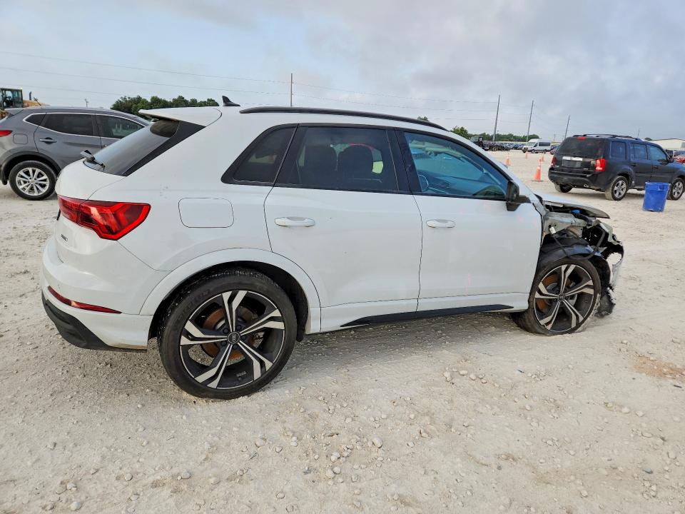 2023 Audi Q3 VIN WA1EECF37P1106969 COPART salvage auction — FRONT END, TX - SALVAGE VEHICLE TITLE (P), sold $11,000 on 2026-07-30 (photo 3)