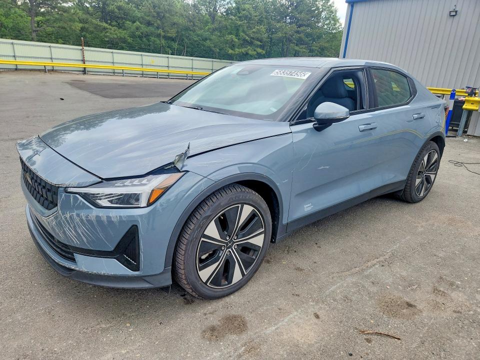 2023 Polestar 2 VIN YSMED3KA9PL130244 COPART salvage auction — FRONT END, VA - CERT OF TITLE - SALVAGE, sold $8,900 on 2026-07-27 (photo 1)