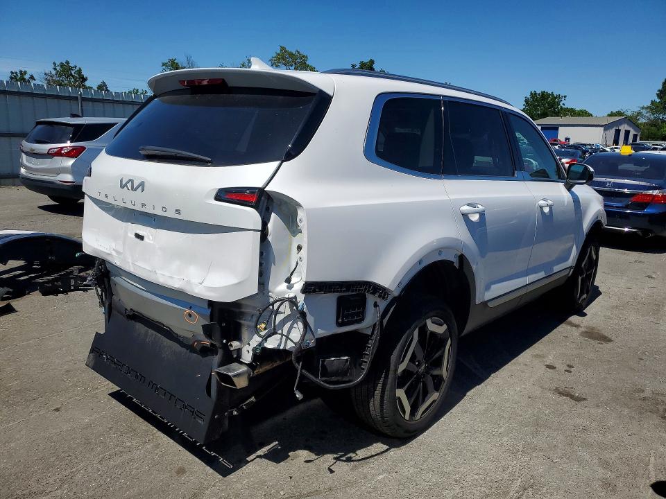 2024 Kia Telluride VIN 5XYP34GC3RG511920 COPART salvage auction — FRONT END, Nj - Cert Of Title-Salvage, sold $5,300 on 2026-07-23 (photo 3)