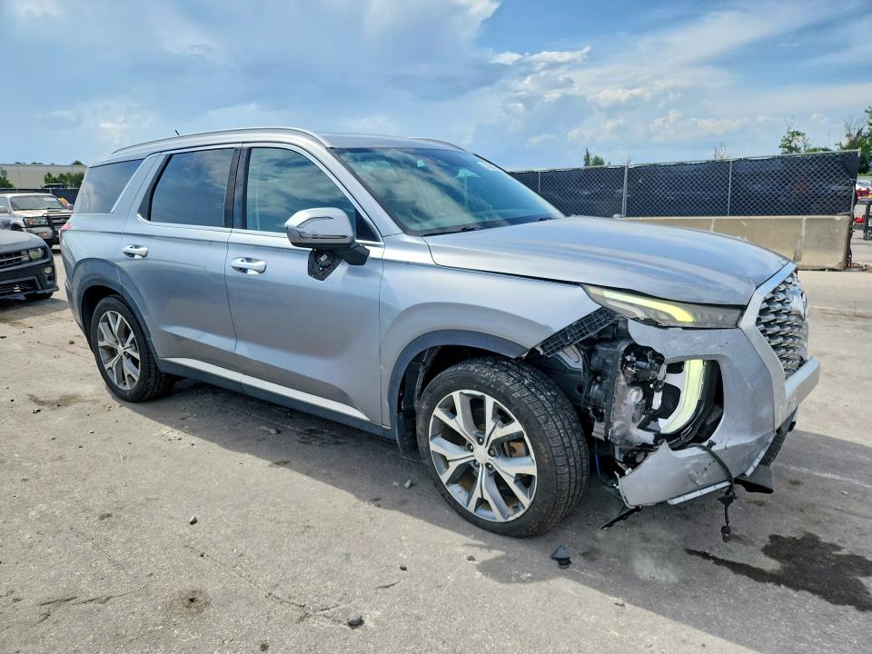 2020 Hyundai Palisade VIN KM8R44HE2LU084432 COPART salvage auction — FRONT END, Fl - Cert Of Title Slvg Rebuildable, sold $7,100 on 2026-07-09 (photo 4)