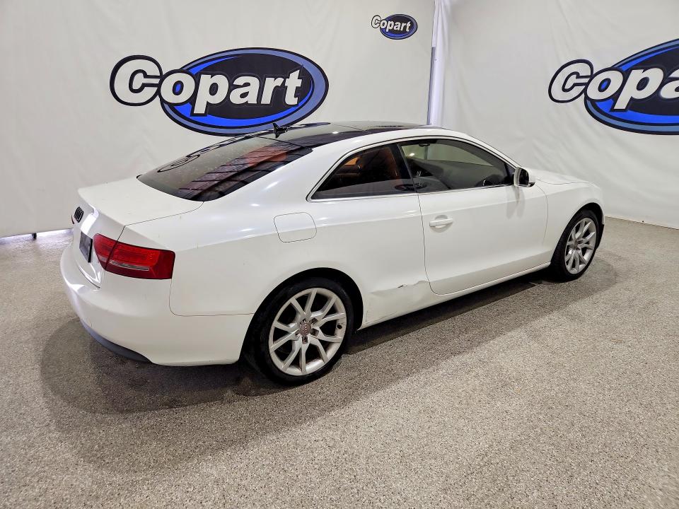 2012 Audi A5 VIN WAULFAFR4CA004636 COPART salvage auction — REAR END, Ca - Cert Of Title-Salvaged, sold $900 on 2026-07-07 (photo 3)