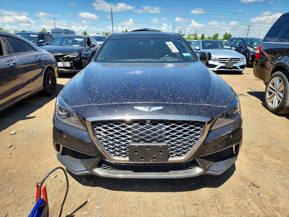 2018 Genesis G80 VIN KMHGN4JB4JU248295 COPART salvage auction — MINOR DENT/SCRATCHES, Il - Certificate Of Title (P), sold $7,700 on 2026-07-28 (photo 5)