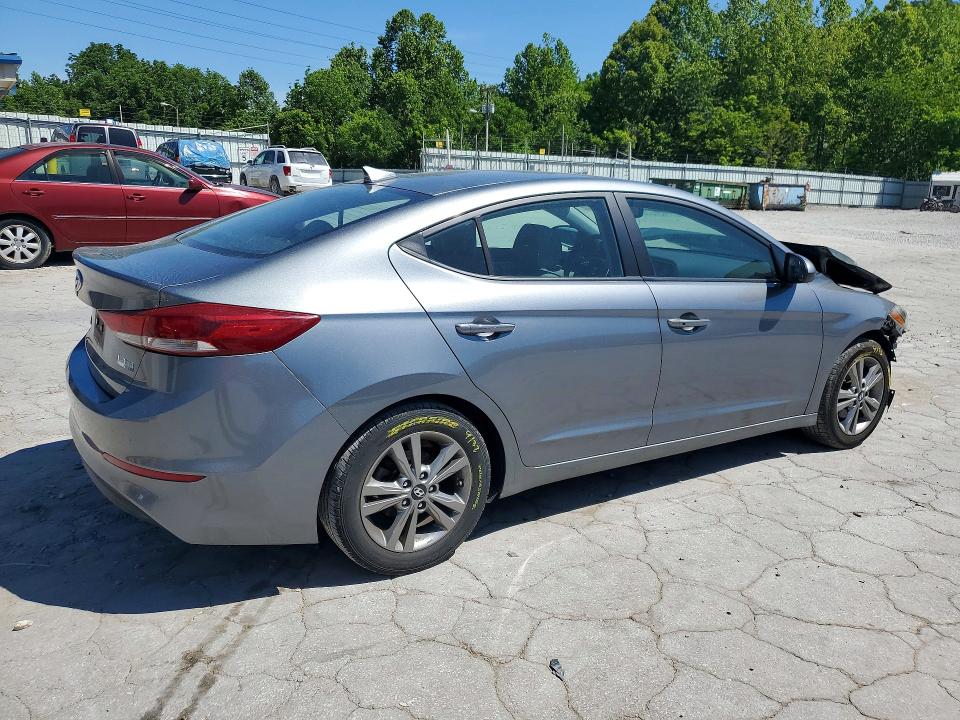 2018 Hyundai Elantra VIN KMHD84LF5JU518757 COPART salvage auction — FRONT END, Oh - Cert Of Title-Salvage, sold $1,850 on 2026-07-09 (photo 3)
