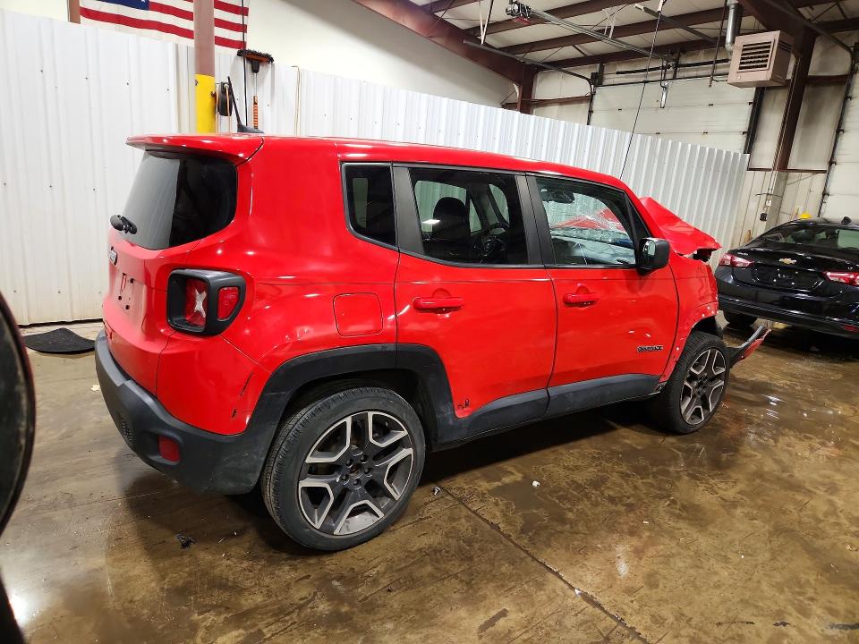 2021 Jeep Renegade VIN ZACNJDABXMPM39813 COPART salvage auction — FRONT END, Pa - Certificate Of Salvage, sold $1,450 on 2026-07-14 (photo 3)