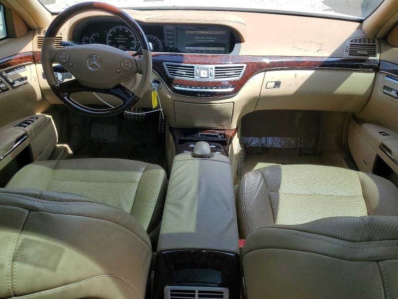 2012 Mercedes-benz S-klasse VIN WDDNG9EB0CA469920 COPART salvage auction — FRONT END, Il - Salvage Certificate, sold $4,400 on 2026-07-08 (photo 8)