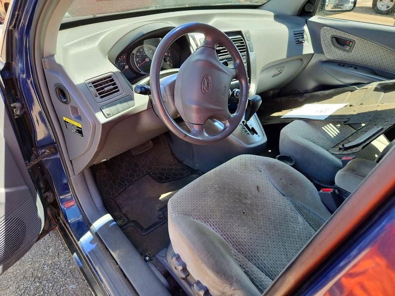 2005 Hyundai Tucson VIN KM8JN12D25U080151 COPART salvage auction — FRONT END, Il - Salvage Certificate, sold $350 on 2026-07-21 (photo 8)