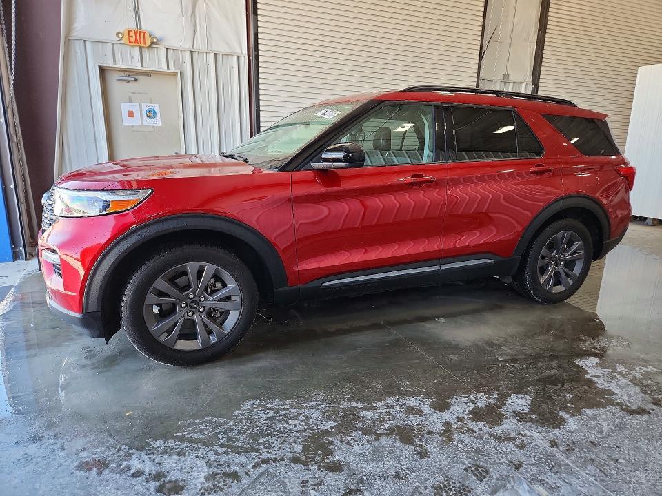 2023 Ford Explorer VIN 1FMSK7DH9PGA55524 COPART salvage auction — NORMAL WEAR, Il - Certificate Of Title, sold $22,000 on 2026-07-02 (photo 1)