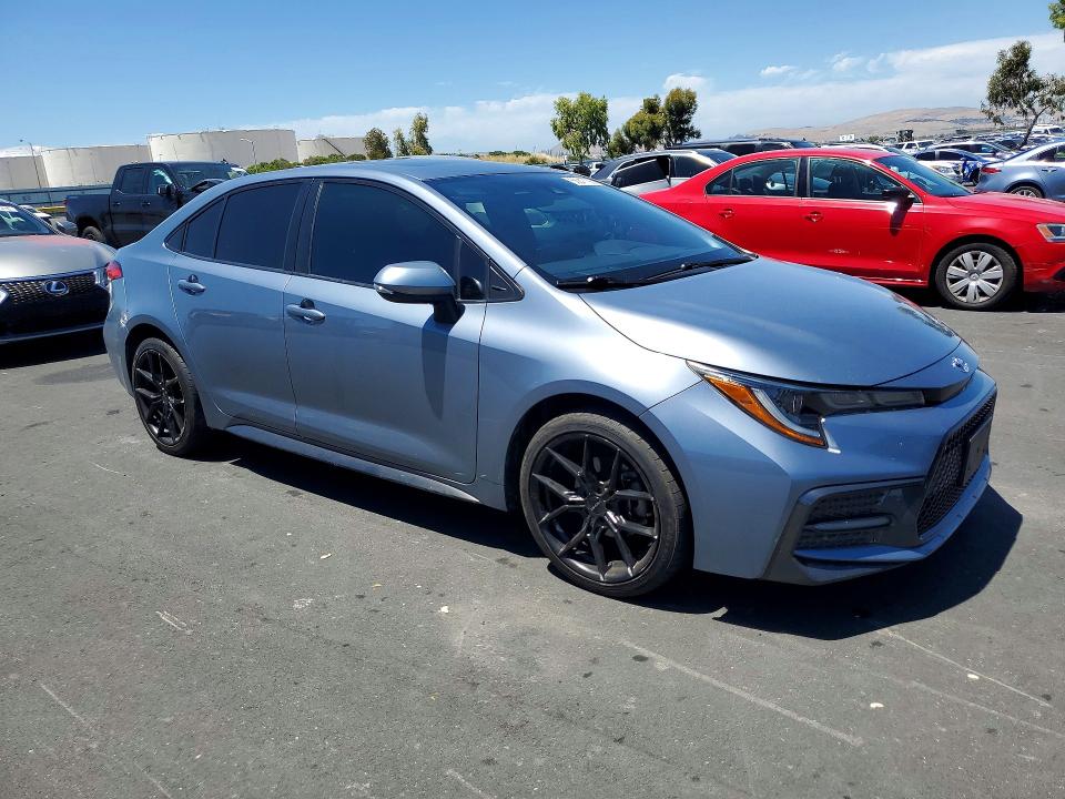2022 Toyota VIN JTDP4MCE4NJ084939 COPART salvage auction — REAR END, Ca - Salvage Certificate, sold $6,400 on 2026-07-22 (photo 4)