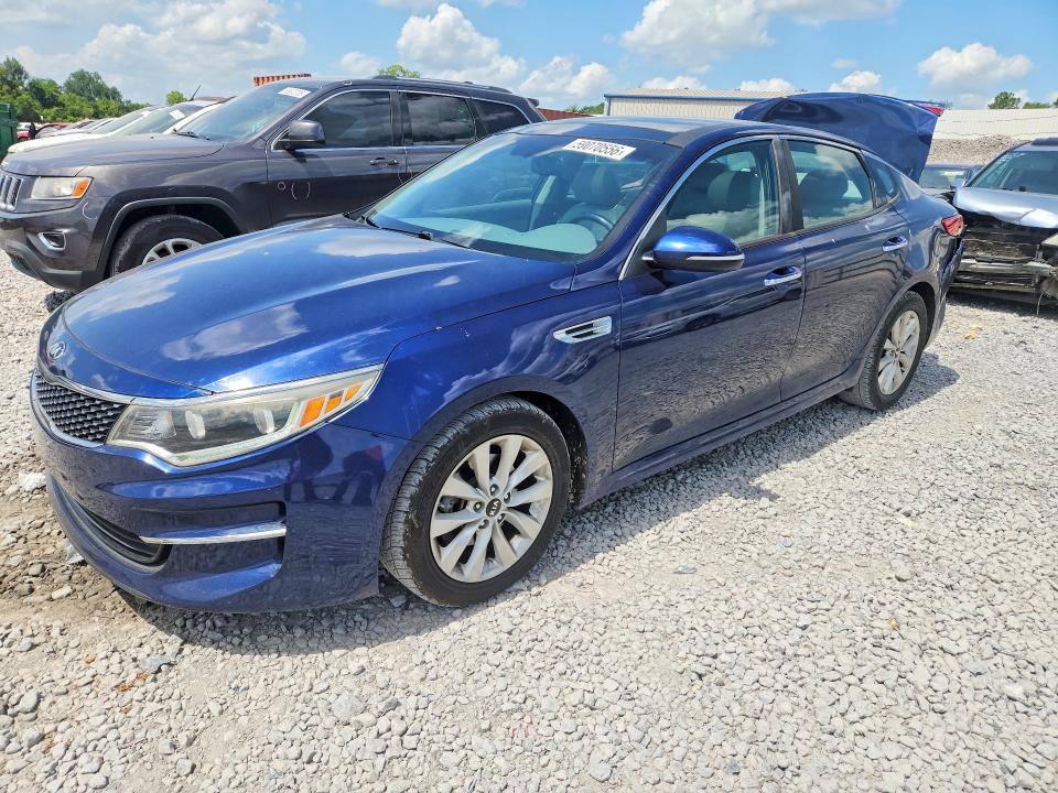 2016 Kia Optima VIN 5XXGU4L39GG012415 COPART salvage auction — REAR END, Al - Cert Of Title-Salvage Title, sold $2,150 on 2026-07-07 (photo 1)