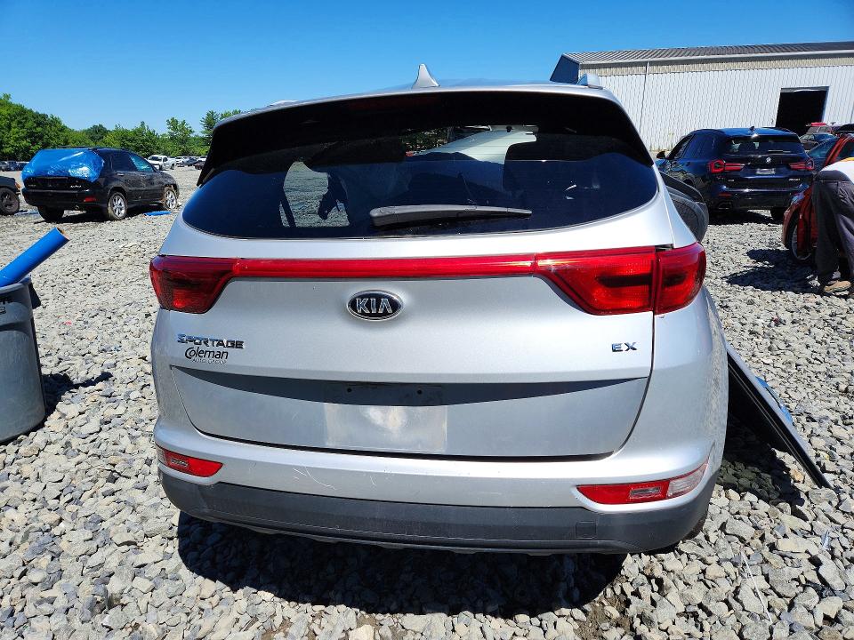 2018 Kia Sportage VIN KNDPNCACXJ7486528 COPART salvage auction — ALL OVER, Nj - Cert Of Title-Salvage, sold $1,550 on 2026-07-13 (photo 6)