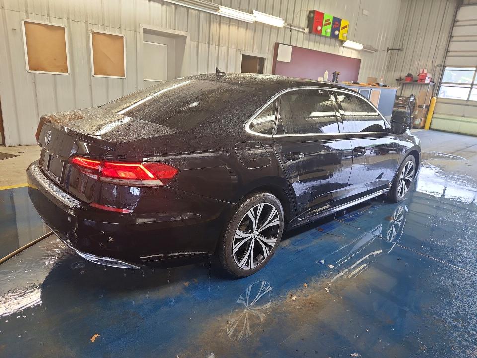 2021 Volkswagen Passat VIN 1VWSA7A3XMC008891 COPART salvage auction — REAR END, IN - CERTIFICATE OF TITLE, sold $3,200 on 2026-07-09 (photo 3)