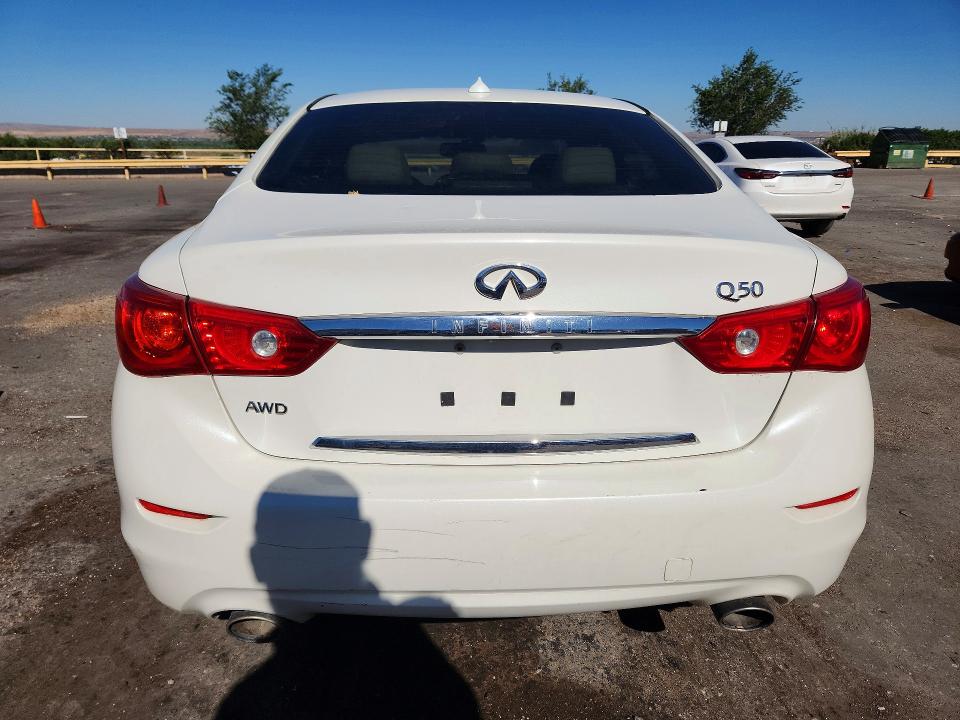2017 Infiniti Q50 VIN JN1EV7AR3HM834493 COPART salvage auction — MINOR DENT/SCRATCHES, Co - Certificate Of Title, sold $2,200 on 2026-07-02 (photo 6)