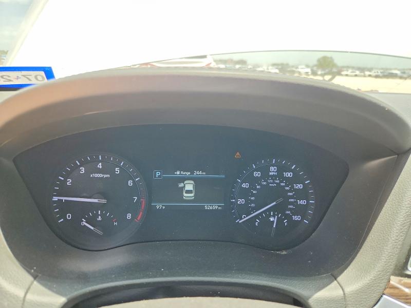 2018 Genesis G80 VIN KMHGN4JEXJU227218 COPART salvage auction — REAR END, Tx - Salvage Vehicle Title, sold $4,200 on 2026-07-02 (photo 9)