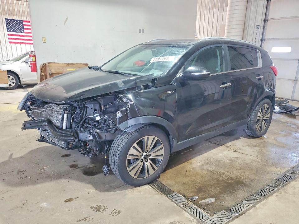 2015 Kia Sportage VIN KNDPCCAC0F7794305 COPART salvage auction — FRONT END, Nj - Cert Of Title-Salvage, sold $125 on 2026-07-30 (photo 1)