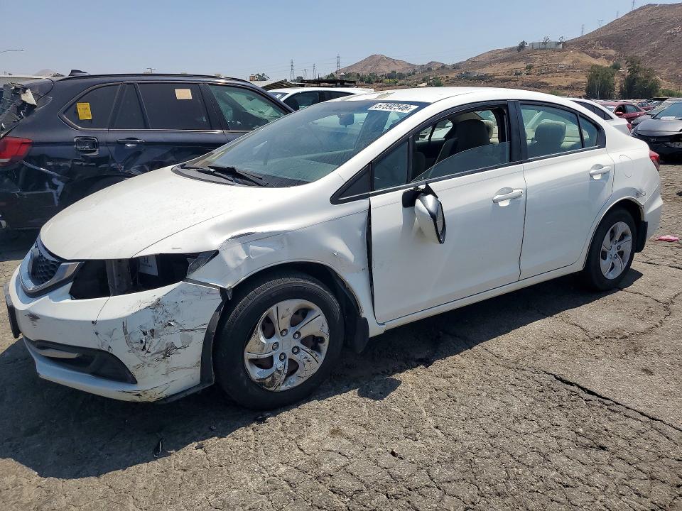 2015 Honda VIN 2HGFB2F54FH546731 COPART salvage auction — FRONT END, Ca - Salvage Certificate, sold $1,600 on 2026-07-02 (photo 1)