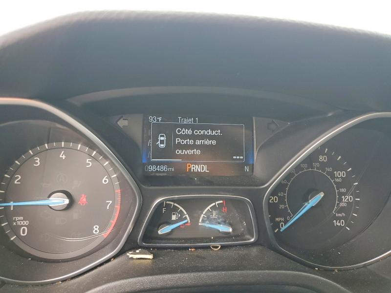 2016 Ford Focus VIN 1FADP3F21GL359363 COPART salvage auction — REAR END, OH - CERT OF TITLE-SALVAGE, sold $900 on 2026-07-02 (photo 9)