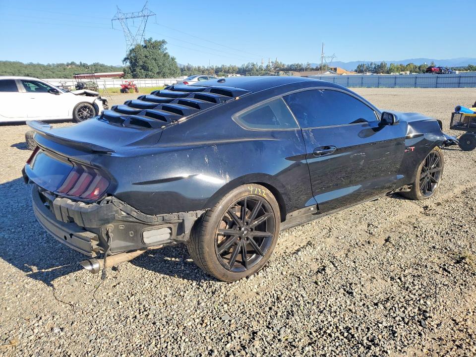 2019 Ford Mustang VIN 1FA6P8TH1K5143914 COPART salvage auction — FRONT END, Ca - Salvage Certificate, sold $3,150 on 2026-07-10 (photo 3)