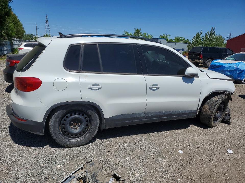 2015 Volkswagen Tiguan VIN WVGJV7AX5FW590689 COPART salvage auction — VANDALISM, On - Permit Salvage, sold $300 on 2026-07-07 (photo 3)