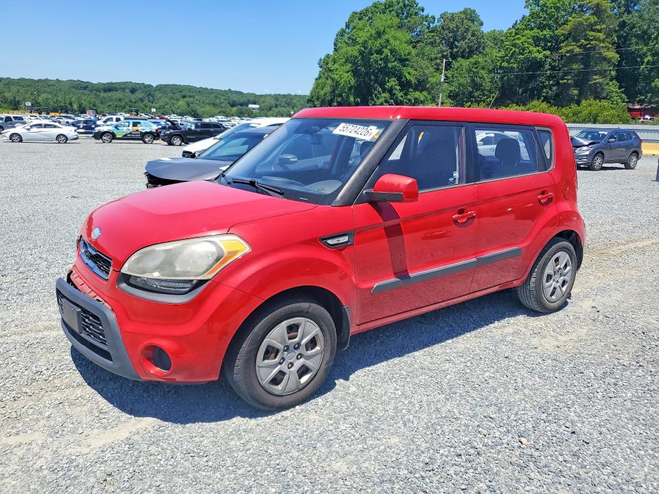 2013 Kia VIN KNDJT2A59D7579729 COPART salvage auction — FRONT END, Nc - Salvage Certificate Of Title, sold $400 on 2026-07-09 (photo 1)