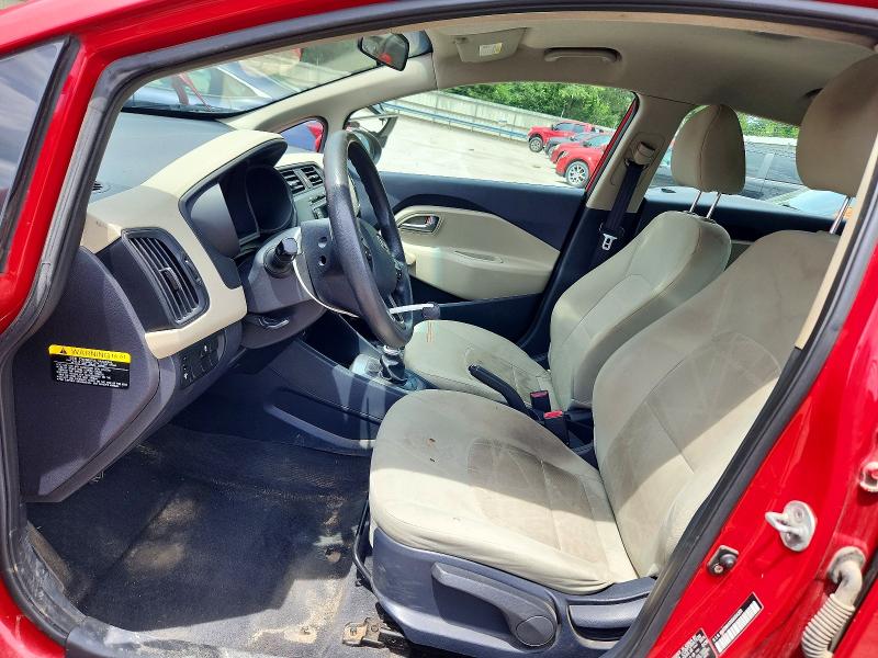 2013 Kia Rio VIN KNADM4A30D6114263 COPART salvage auction — FRONT END, PA - CERTIFICATE OF SALVAGE, sold $375 on 2026-07-02 (photo 7)