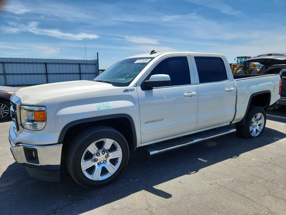 2014 Gmc SIERRA VIN 3GTP1UEC2EG353106 COPART salvage auction — REAR END, Ca - Salvage Certificate, sold $3,550 on 2026-07-23 (photo 1)
