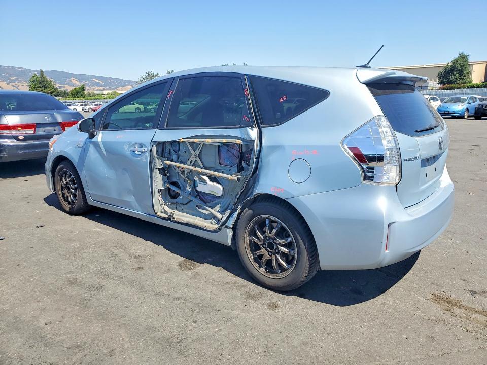 2014 Toyota Prius VIN JTDZN3EU8E3304544 COPART salvage auction — SIDE, Sc - Salvage Title, sold $3,800 on 2026-07-14 (photo 2)