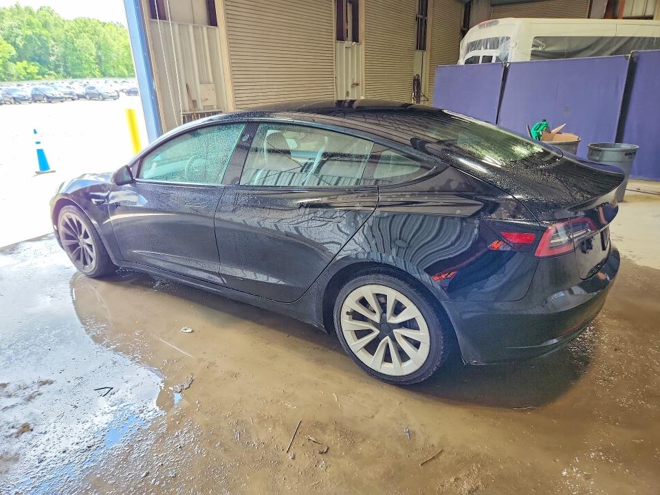 2022 Tesla Model 3 VIN 5YJ3E1EB9NF304936 COPART salvage auction — REAR END, Il - Certificate Of Title, sold $9,800 on 2026-07-06 (photo 2)