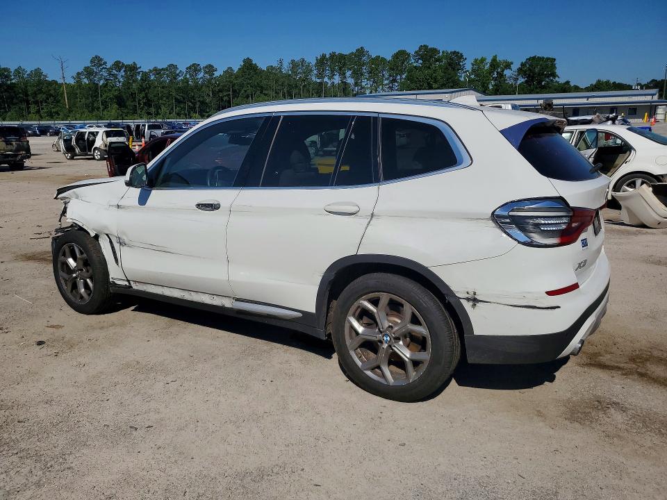 2021 BMW X3 VIN 5UXTY5C09M9F95948 COPART salvage auction — FRONT END, Sc - Cert Of Title-Salvage, sold $6,600 on 2026-07-13 (photo 2)