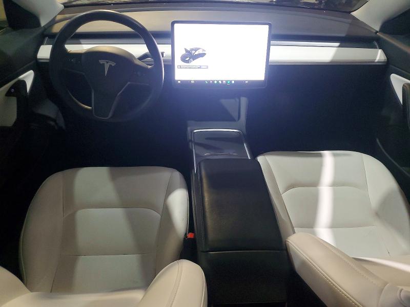 2021 Tesla Model 3 VIN 5YJ3E1EBXMF925164 COPART salvage auction — SIDE, MA - CERT OF TITLE-SALVAGE, sold $1,950 on 2026-07-24 (photo 8)
