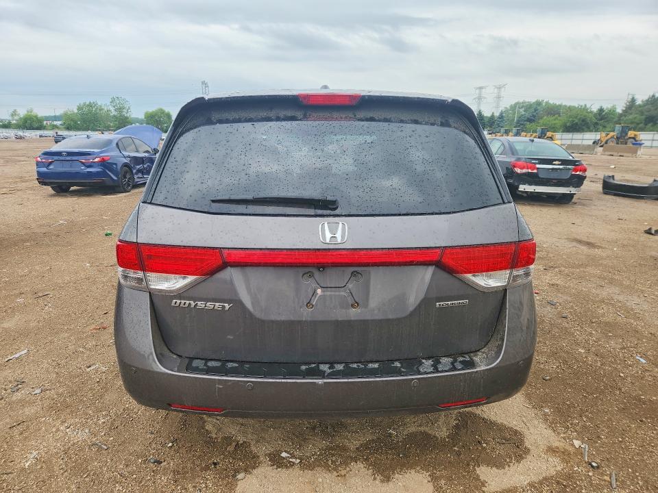 2014 Honda Odyssey VIN 5FNRL5H97EB035142 COPART salvage auction — UNDERCARRIAGE, Il - Salvage Certificate, sold $725 on 2026-07-02 (photo 6)