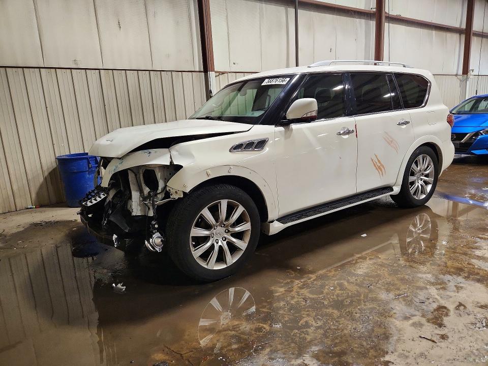 2012 Infiniti Qx56 VIN JN8AZ2ND3C9715960 COPART salvage auction — FRONT END, PA - CERTIFICATE OF SALVAGE, sold $2,250 on 2026-07-07 (photo 1)