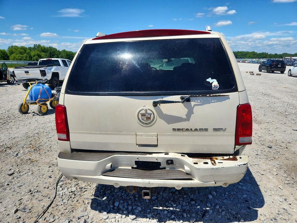 2004 Cadillac Escalade VIN 3GYFK66N14G288293 COPART salvage auction — REAR END, Mi - Certificate Of Title, sold $175 on 2026-07-23 (photo 6)