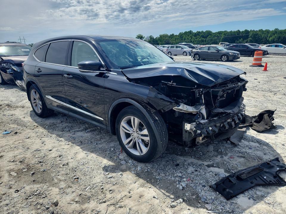 2022 Acura Mdx VIN 5J8YE1H3XNL029053 COPART salvage auction — FRONT END, Ga - Cert Of Title-Salvage, sold $11,400 on 2026-07-27 (photo 4)