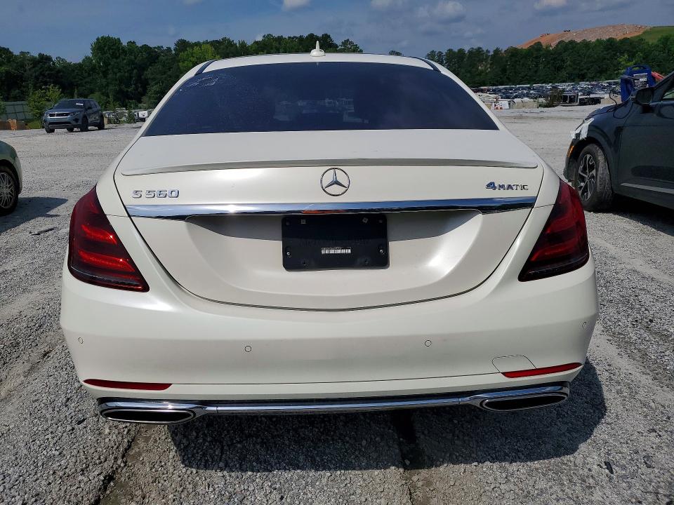 2019 Mercedes-benz S-klasse VIN WDDUG8GBXKA490467 COPART salvage auction — MECHANICAL, Ga - Certificate Of Title, sold $18,300 on 2026-07-28 (photo 6)