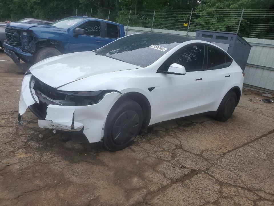 2026 Tesla Model y VIN 7SAYGDED7TA607696 COPART salvage auction — FRONT END, Ga - Cert Of Title-Salvage, sold $15,900 on 2026-07-31 (photo 1)