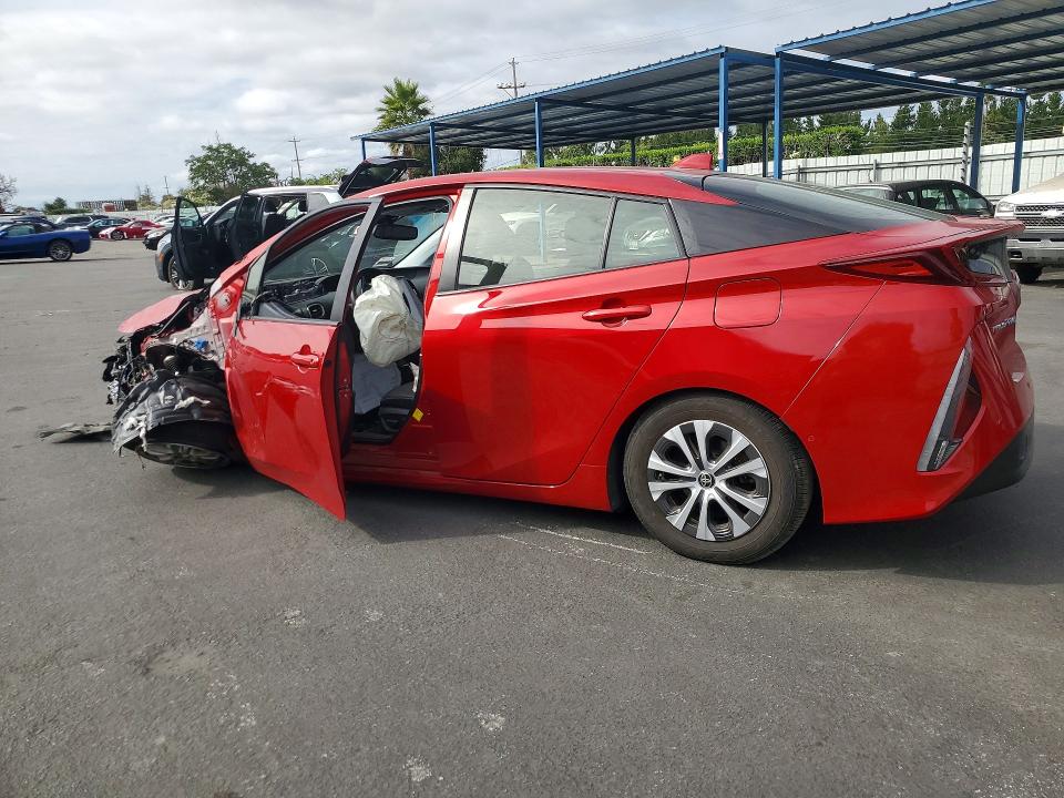 2022 Toyota Prius VIN JTDKAMFPXN3201086 COPART salvage auction — FRONT END, Ca - Salvage Certificate, sold $4,400 on 2026-07-24 (photo 2)