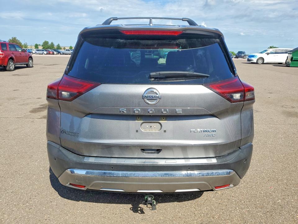 2021 Nissan Rogue VIN JN8AT3DD5MW303499 COPART salvage auction — FRONT END, Mn - Cert Of Title-Salvage, sold $525 on 2026-07-30 (photo 6)