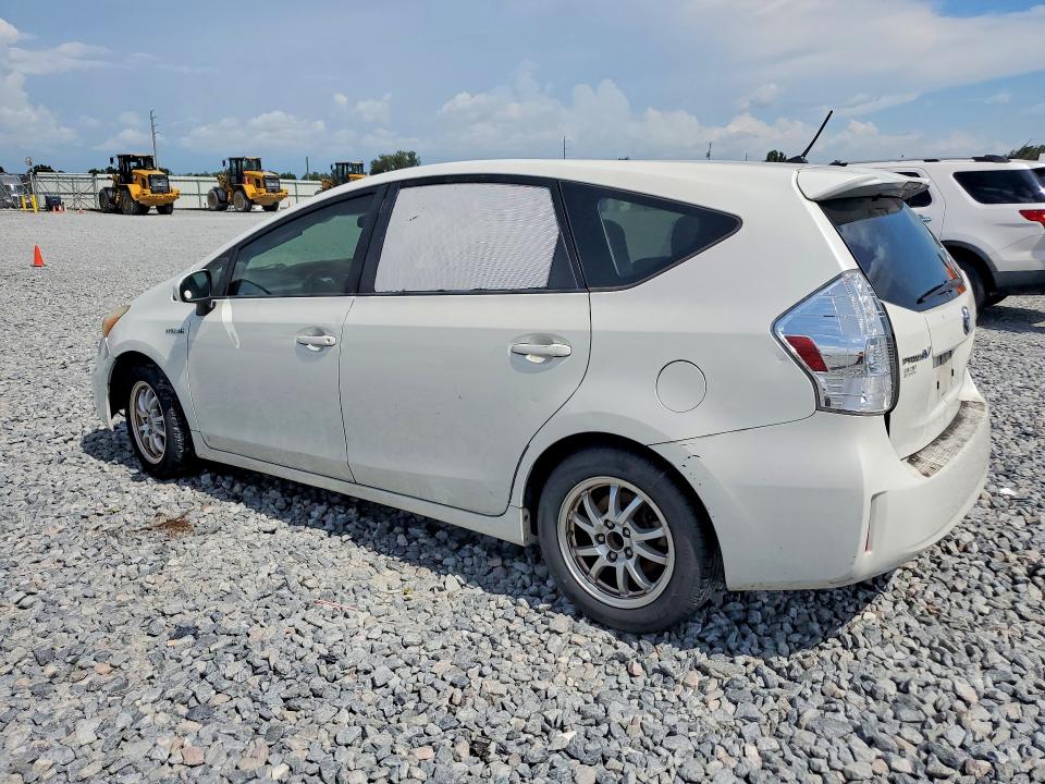 2012 Toyota Prius v VIN JTDZN3EU3C3166196 COPART salvage auction — FRONT END, FL - CERT OF TTL-REBUILT&SLVG RBLD, sold $1,300 on 2026-07-02 (photo 2)