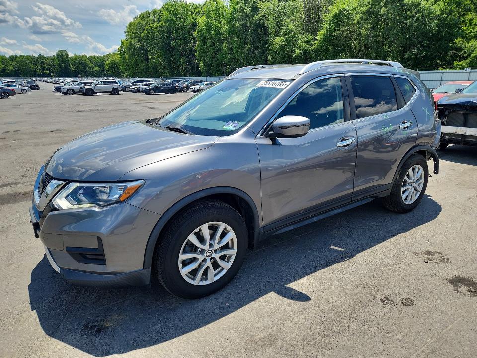 2019 Nissan Rogue VIN KNMAT2MV7KP533048 COPART salvage auction — REAR END, Nj - Cert Of Title-Salvage, sold $2,200 on 2026-07-28 (photo 1)