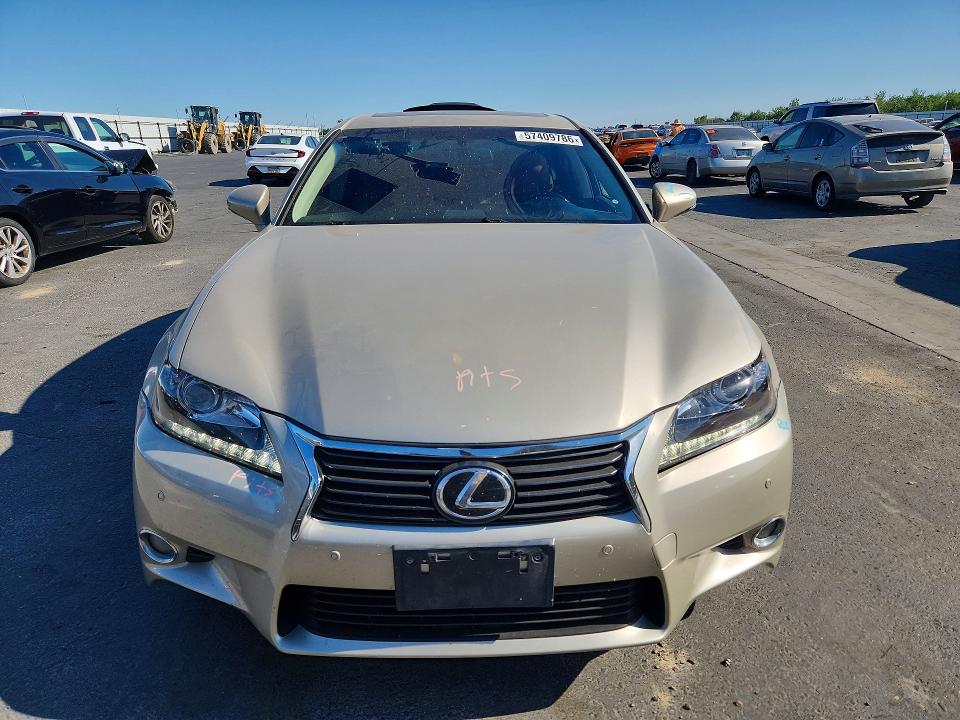2013 Lexus Gs VIN JTHBE1BL1D5017078 COPART salvage auction — SIDE, Ca - Salvage Certificate, sold $2,450 on 2026-07-13 (photo 5)