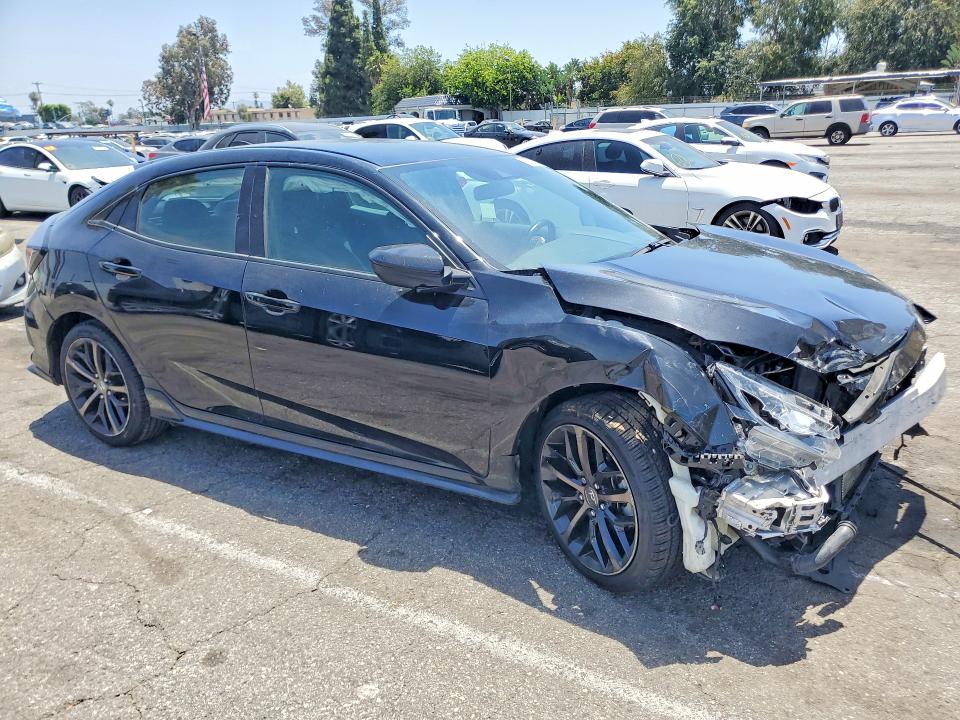 2021 Honda VIN SHHFK7H42MU405559 COPART salvage auction — FRONT END, Ca - Salvage Certificate, sold $200 on 2026-07-24 (photo 4)