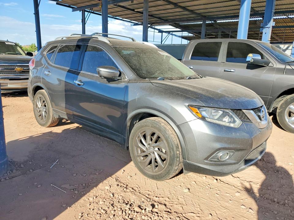 2016 Nissan Rogue VIN JN8AT2MT9GW007908 COPART salvage auction — NORMAL WEAR, AZ - CERTIFICATE OF TITLE, sold $175 on 2026-07-28 (photo 4)