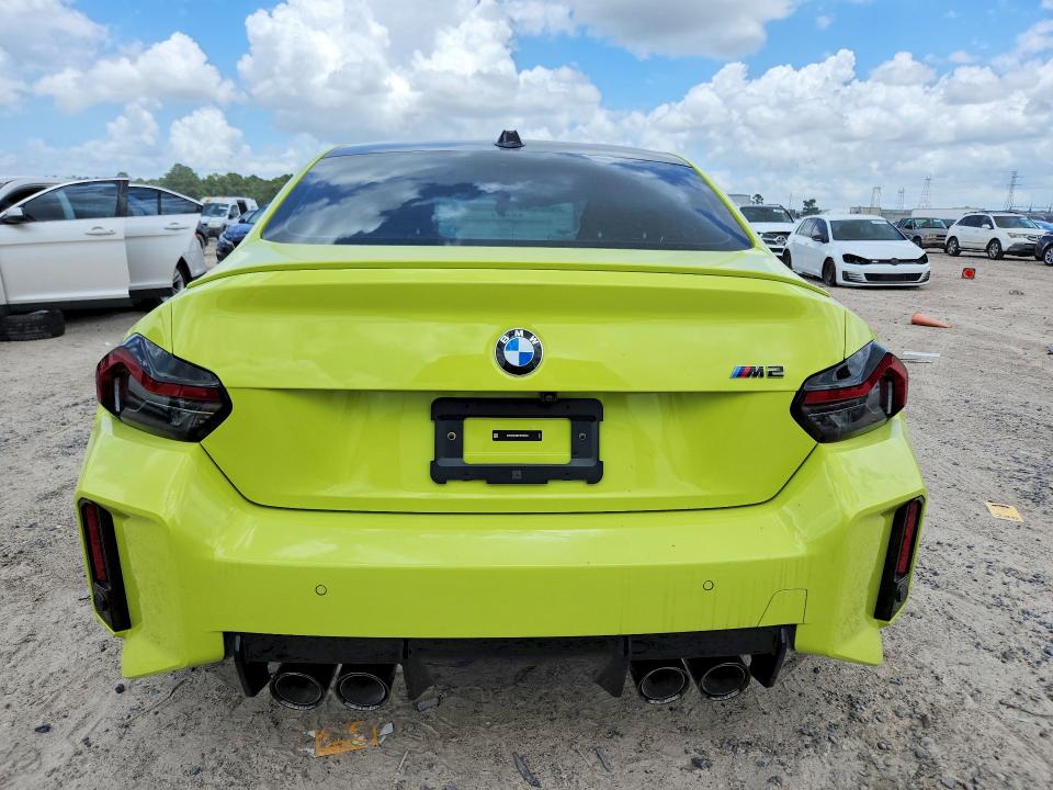 2026 BMW M2 VIN 3MF23DM03T8F98643 COPART salvage auction — FRONT END, TX - SALVAGE VEHICLE TITLE, sold $24,700 on 2026-07-24 (photo 6)