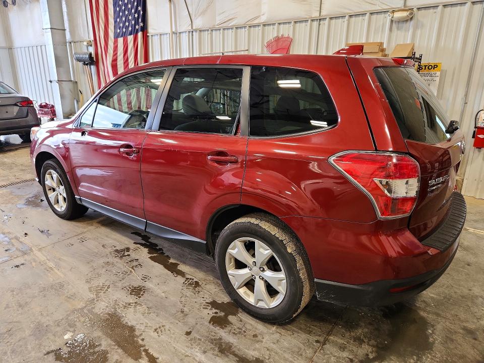 2016 Subaru Forester VIN JF2SJADC1GH408682 COPART salvage auction — HAIL, Wi - Certificate Of Title, sold $9,500 on 2026-07-07 (photo 2)