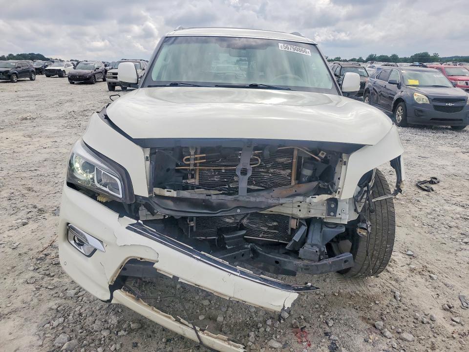 2015 Infiniti Qx80 VIN JN8AZ2NF2F9573512 COPART salvage auction — FRONT END, Ga - Cert Of Title-Salvage, sold $3,050 on 2026-09-09 (photo 5)