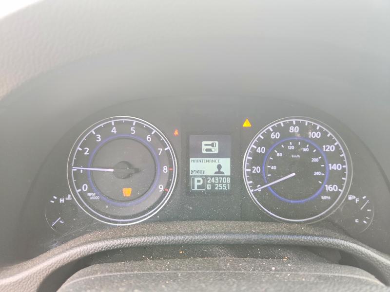 2012 Infiniti G VIN JN1CV6EKXCM422546 COPART salvage auction — ROOF, MD - CERT OF SALVAGE > 75% DAMAGE, sold $450 on 2026-07-28 (photo 9)