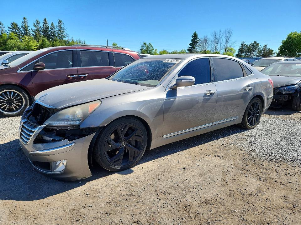 2011 Hyundai Equus VIN KMHGH4JF1BU033646 COPART salvage auction — FRONT END, On - Permit No Brand - Unfit, sold $550 on 2026-07-07 (photo 1)