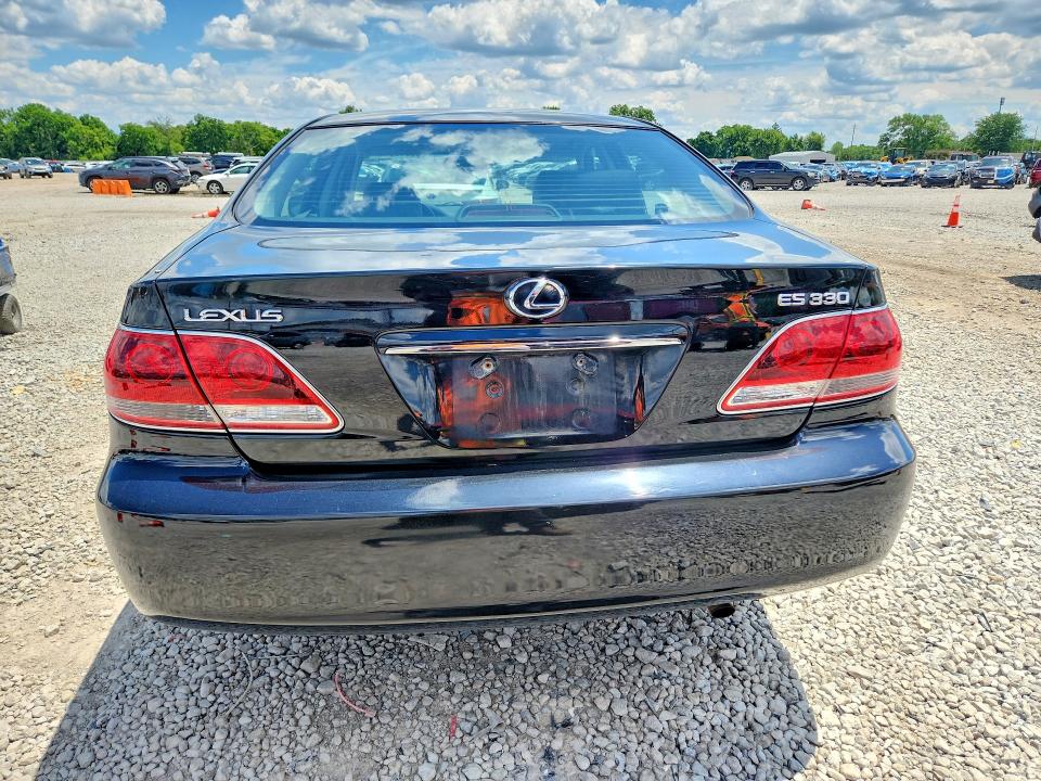 2005 Lexus ES VIN JTHBA30G855092259 COPART salvage auction — FRONT END, Oh - Cert Of Title-Salvage, sold $750 on 2026-07-24 (photo 6)